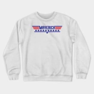 Top Gun Maverick Text Crewneck Sweatshirt